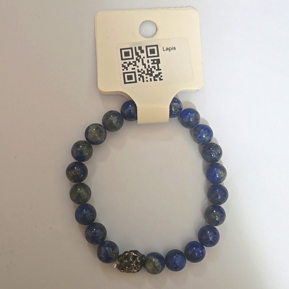Lapis Gem Stone Bracelet - Picture 1 of 1